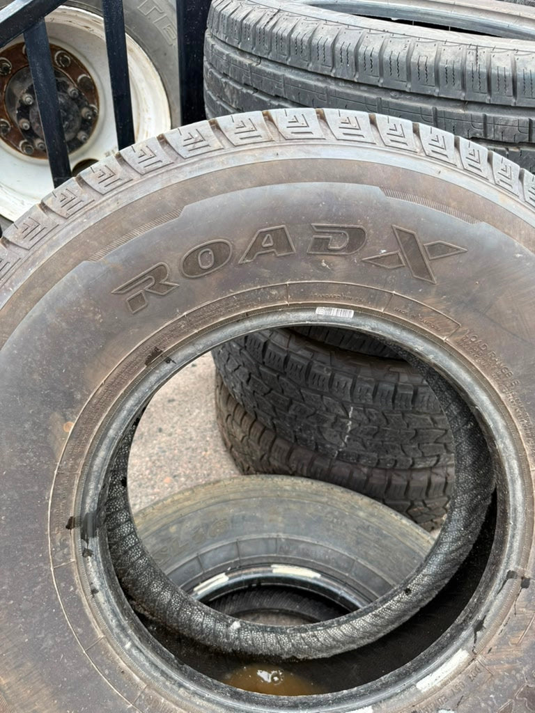 LT235/85R16 Single (1 Used Tire) Road X RX Quest HT HX01