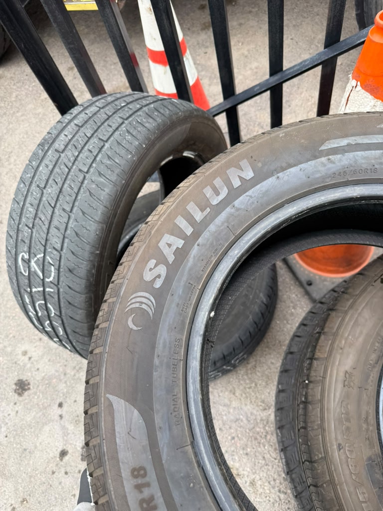 245/60R18 Single (1 Used Tire) Sailun Atrezzo TCON
