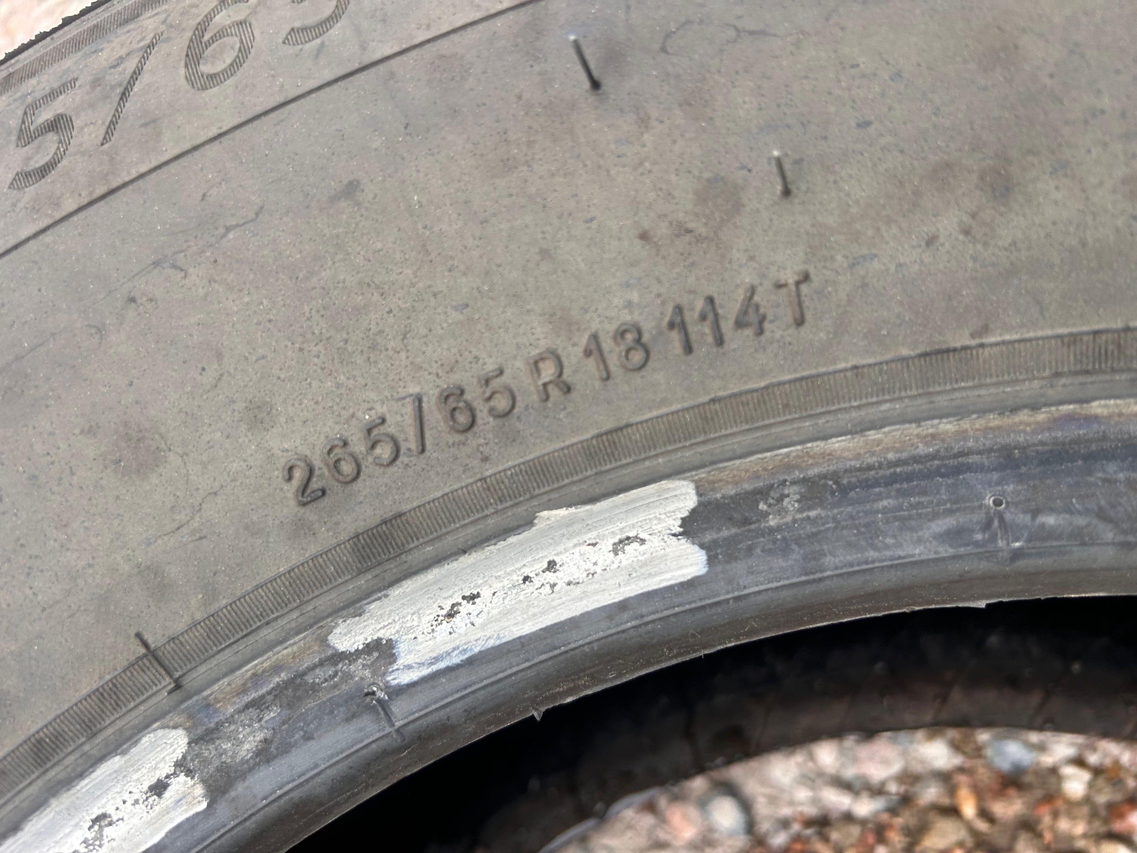 265/65R18 Single (1 Used Tire) Michelin Primacy LTX