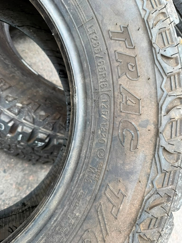 LT285/65R18 Single (1 Like New Tire) Hercules Terra Trac