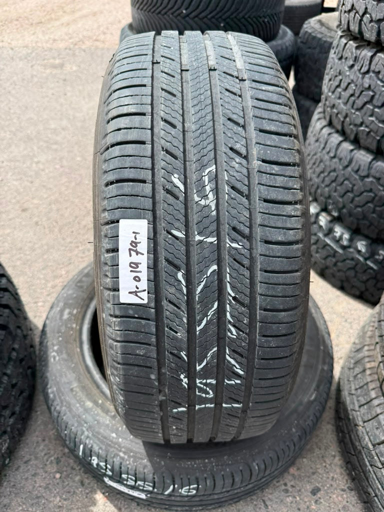 195/55R16 Pair (2 Used Tires) Michelin Premier AS