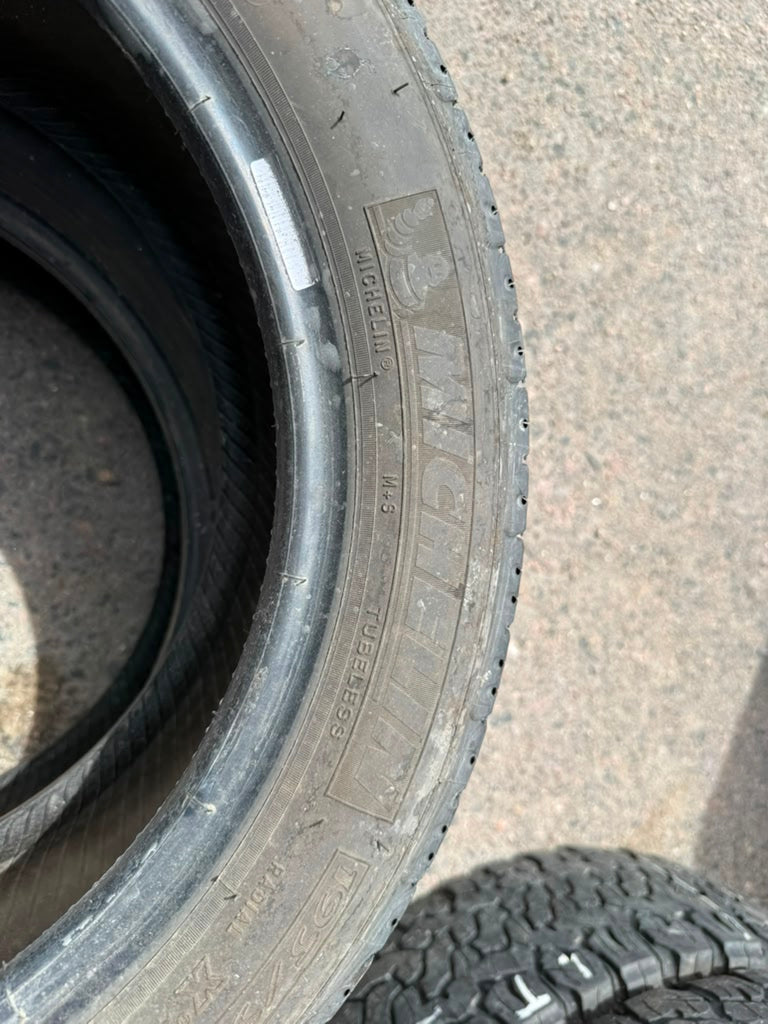 195/55R16 Pair (2 Used Tires) Michelin Premier AS