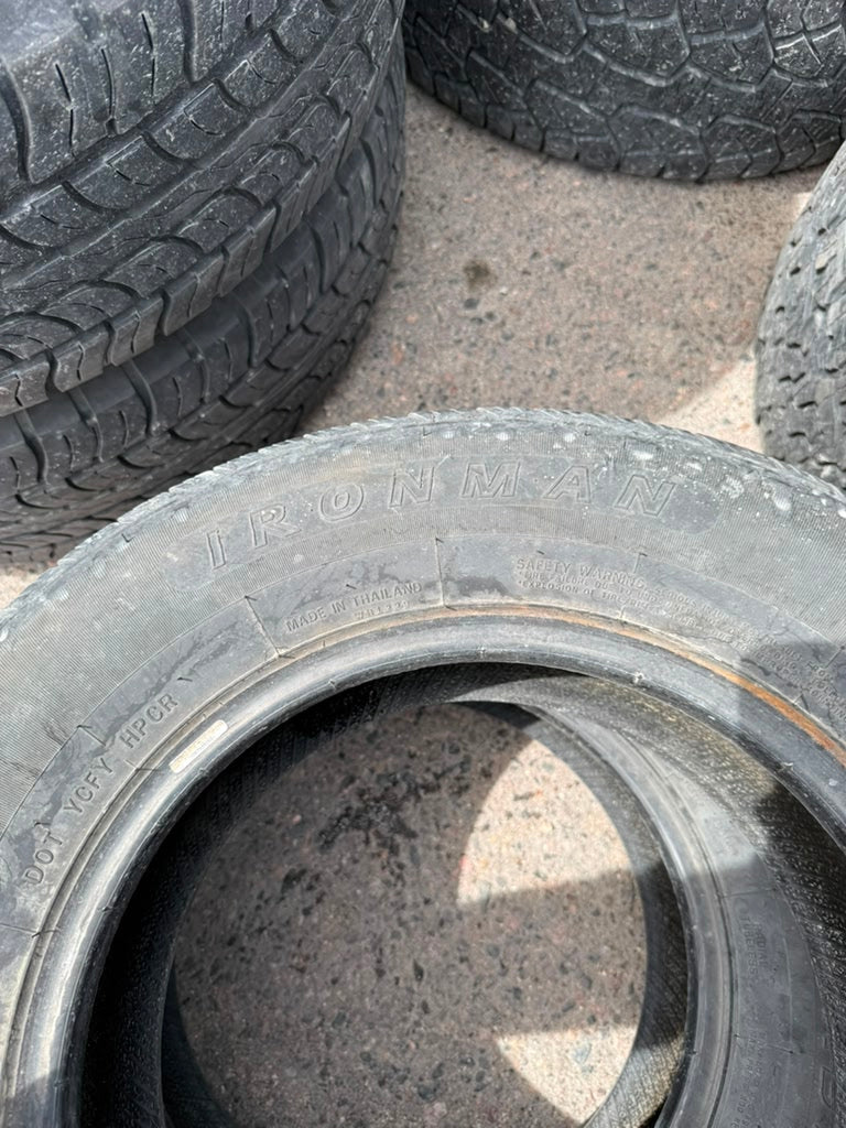 195/70R14 Pair (2 Used Tires) Ironman Radial RB-12