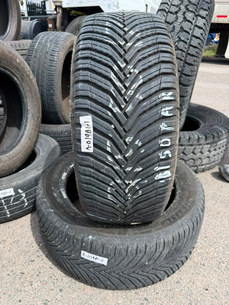 215/50R17 Pair (2 Used Tires) Michelin Crossclimate2
