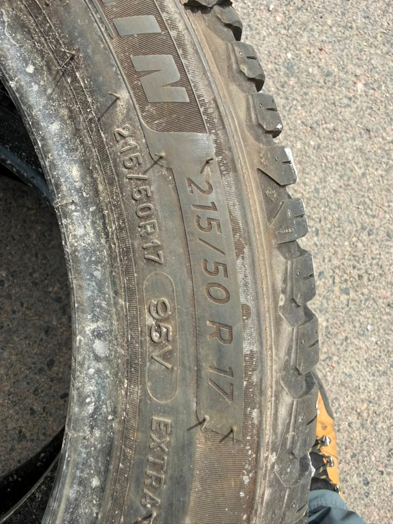 215/50R17 Pair (2 Used Tires) Michelin Crossclimate2