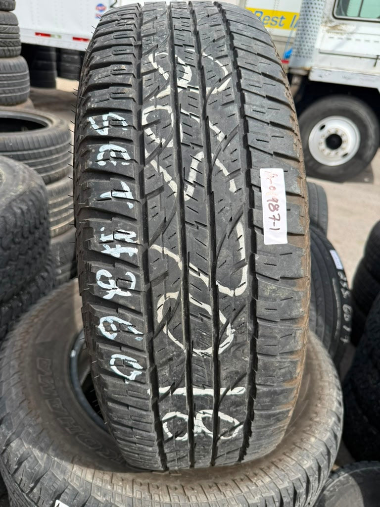 265/70R18 Set (4 Used Tires) Yokohama Geloandar AT
