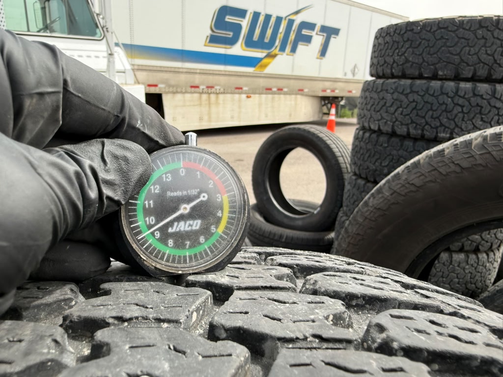 265/70R17 Set (4 Used Tires) Goodyear Wrangler