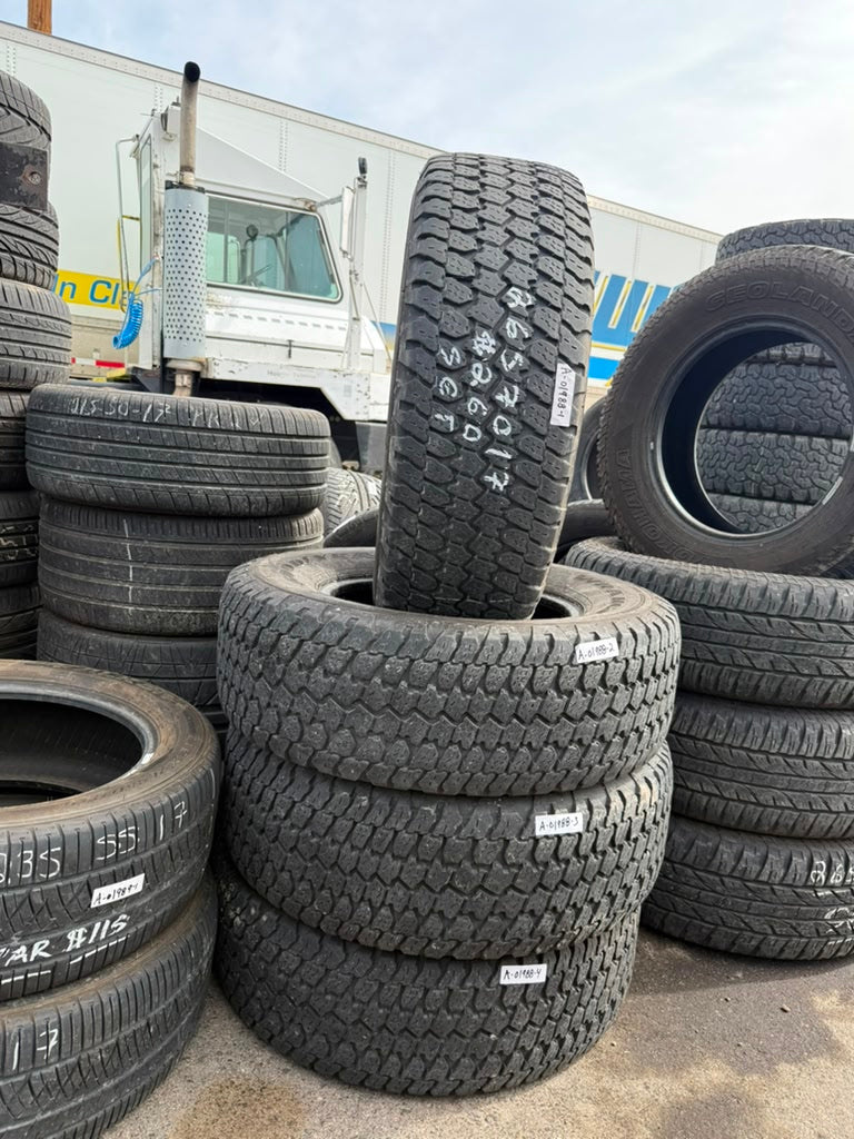 265/70R17 Set (4 Used Tires) Goodyear Wrangler
