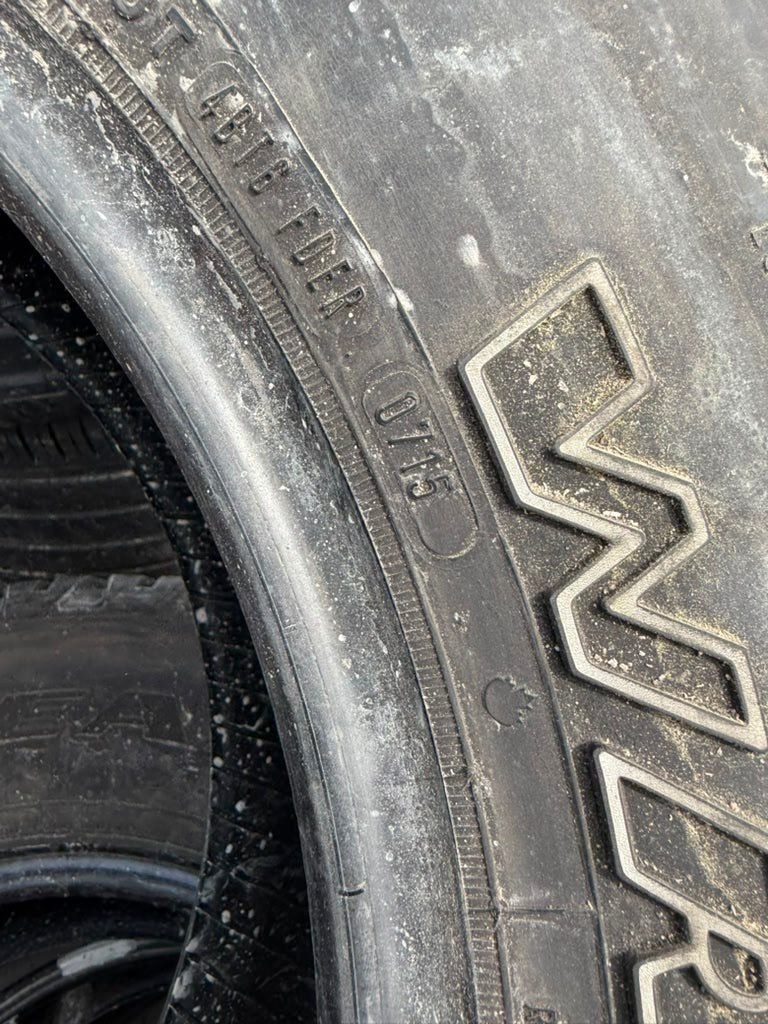 265/70R17 Set (4 Used Tires) Goodyear Wrangler
