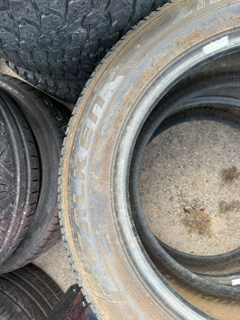 235/55R17 Pair (2 Used Tires) Falken Ziex ZE960