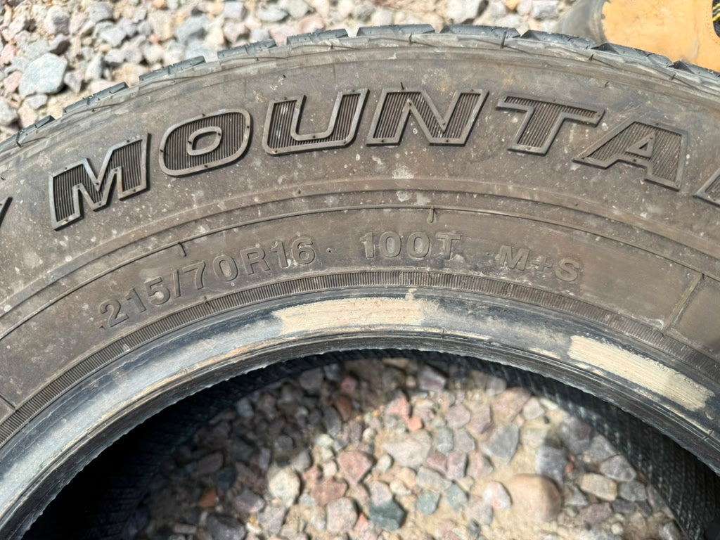 215/70R16 Single (1 Used Tire) Rocky Mountain HT2
