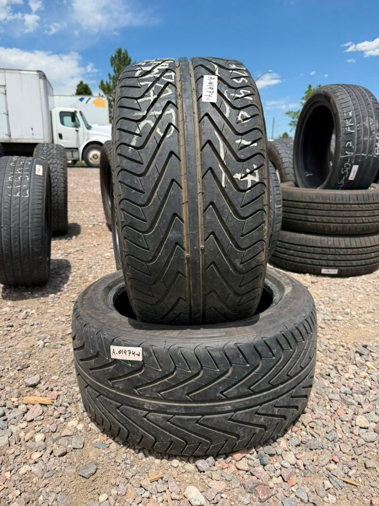 275/40ZR17 Pair (2 Used Tires ) Michelin Pilot Sport