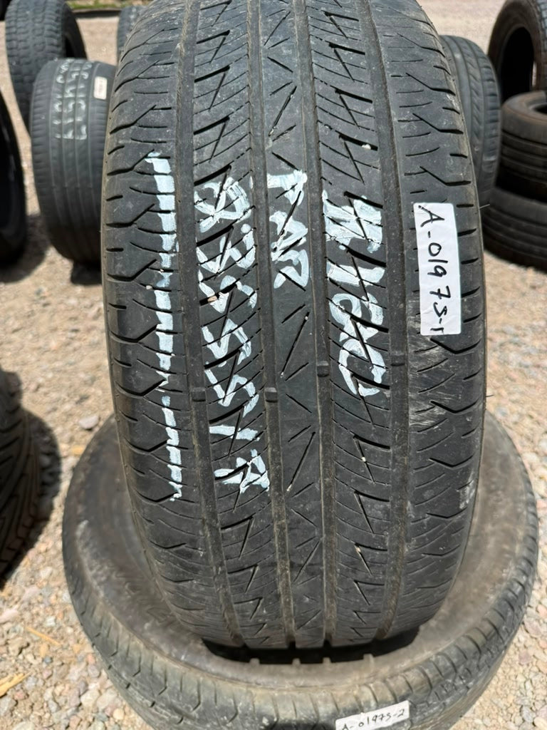 235/55R17 Pair (2 Used Tires) Fuzion
