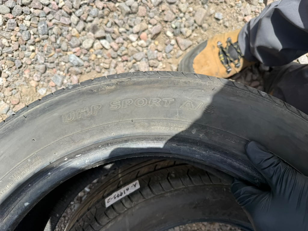235/55R17 Pair (2 Used Tires) Fuzion