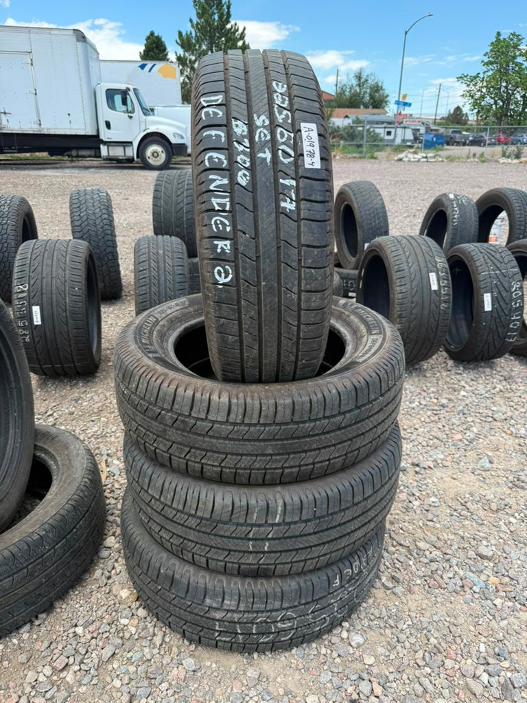 225/60R17 Set (4 Like New Tires) Michelin Defender2