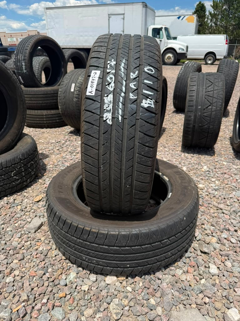 235/60R17 Pair (2 Used Tires) Douglas Touring