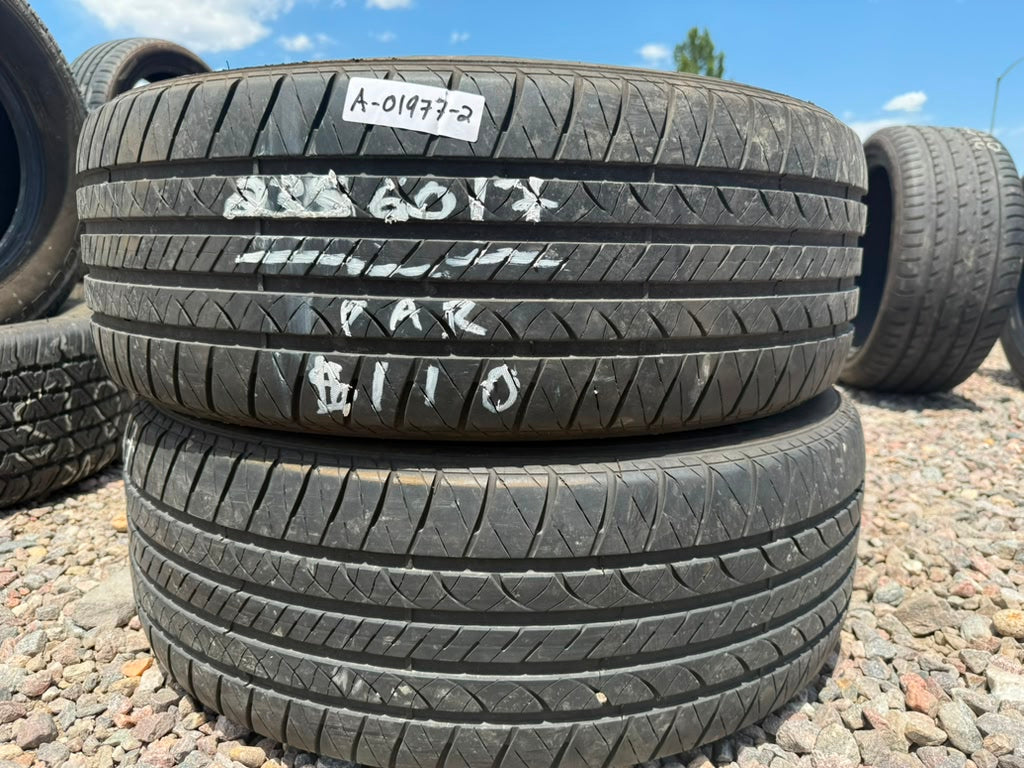 235/60R17 Pair (2 Used Tires) Douglas Touring