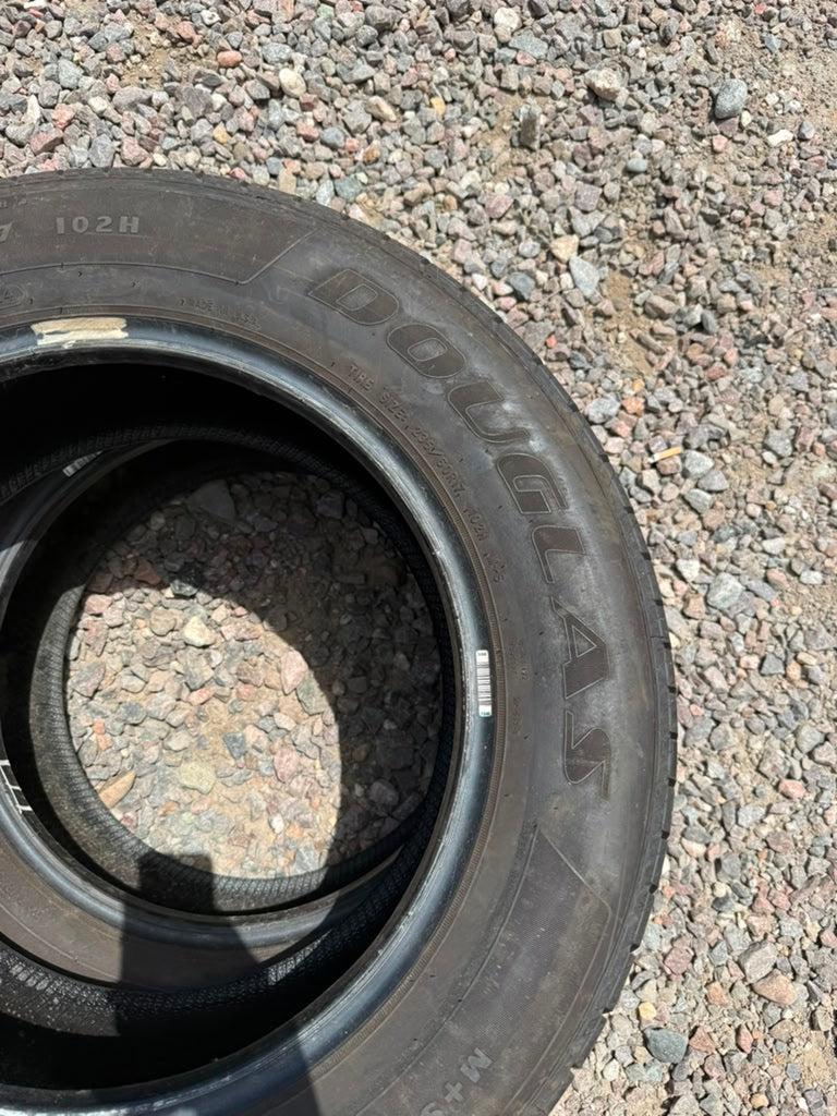 235/60R17 Pair (2 Used Tires) Douglas Touring