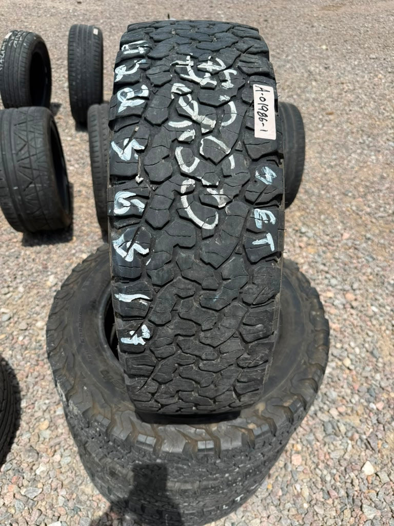 LT225/65R17 Set (4 Used Tires) Bfgoodrich All Terrain K02