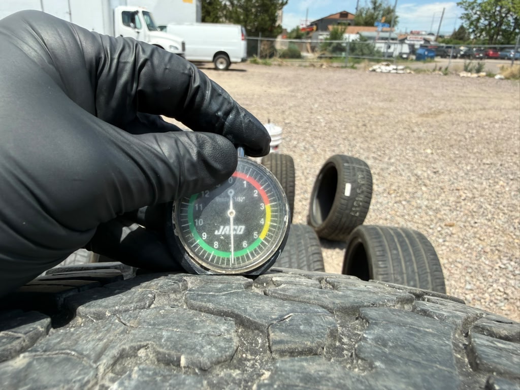 LT225/65R17 Set (4 Used Tires) Bfgoodrich All Terrain K02