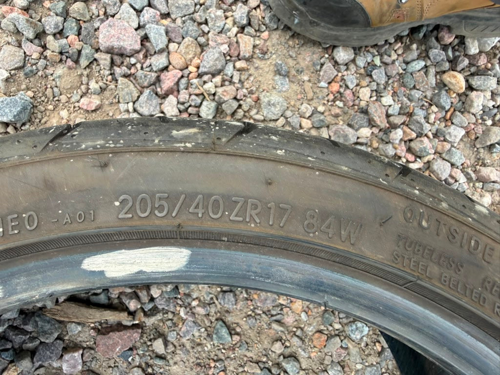 205/40ZR17 Single (1 Used Tire) Nitto Neo Gen
