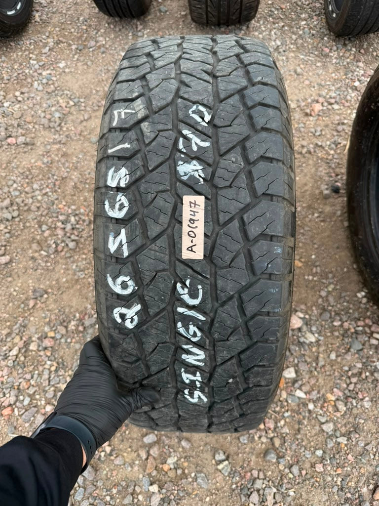 265/65R17 Single (1 Used Tire) Hankook Dynapro AT2 Extreme