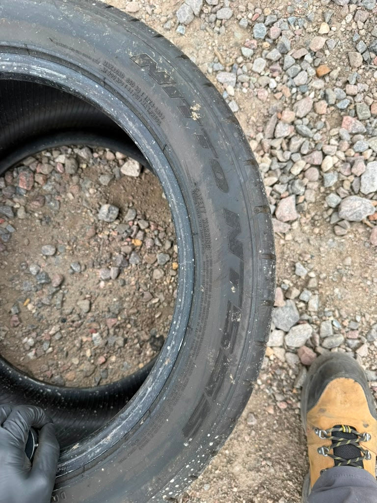 315/35R17 Single (1 Used Tire) Nitto NT555 Extreme ZR