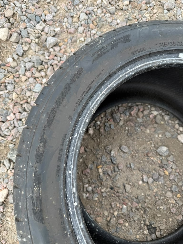 315/35R17 Single (1 Used Tire) Nitto NT555 Extreme ZR