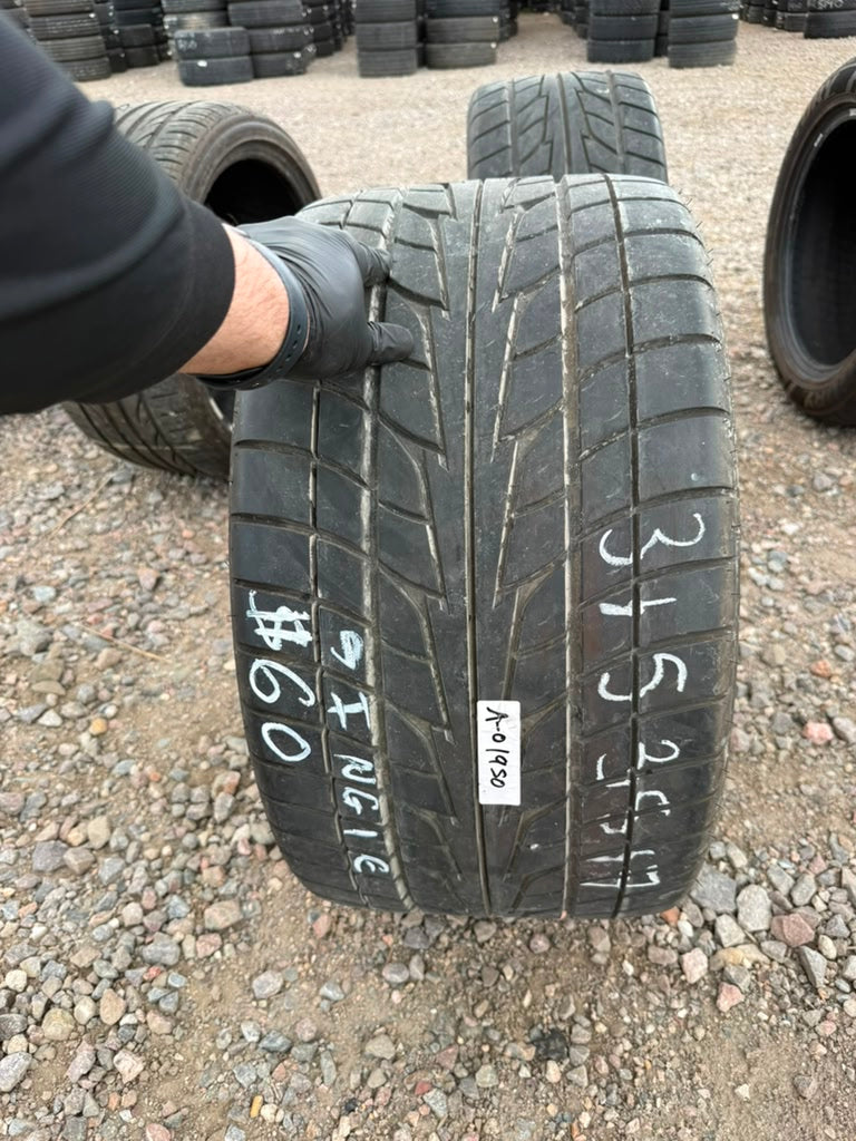315/35R17 Single (1 Used Tire) Nitto NT555 Extreme ZR