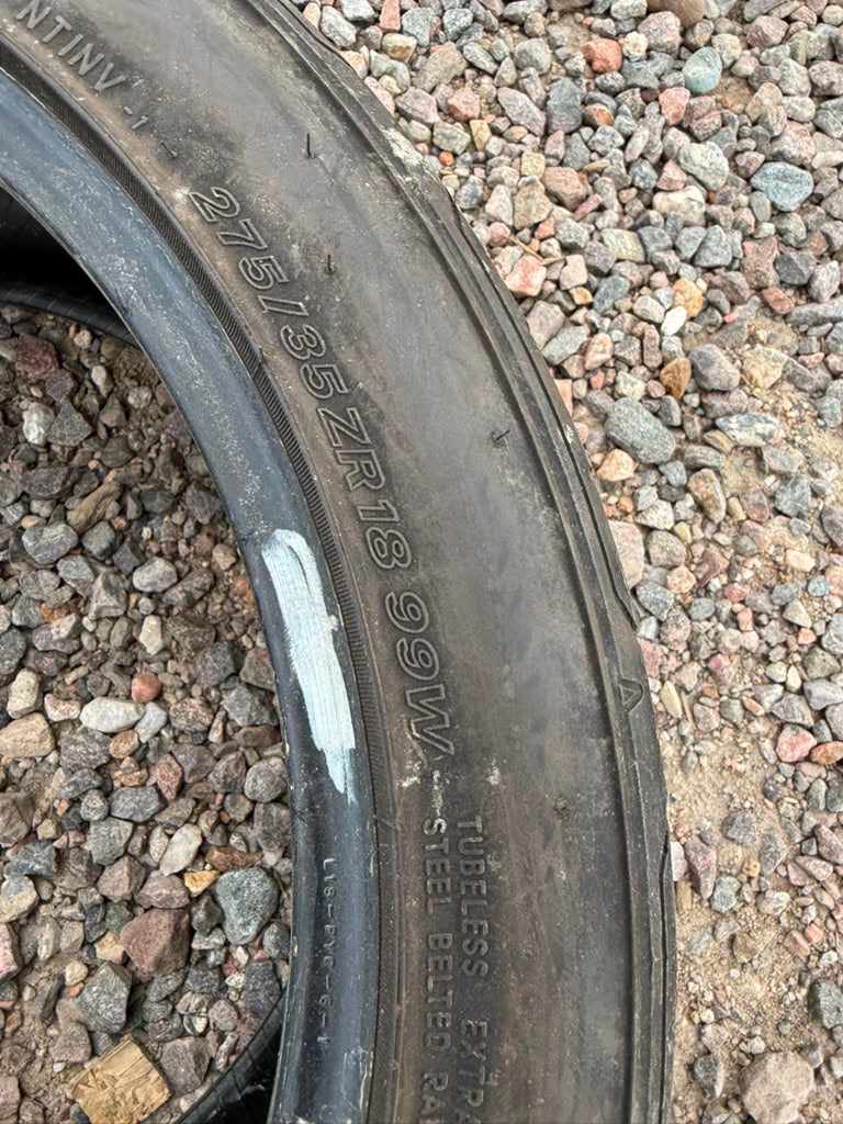 275/35R18 Single (1 Used Tire) Nitto INVO