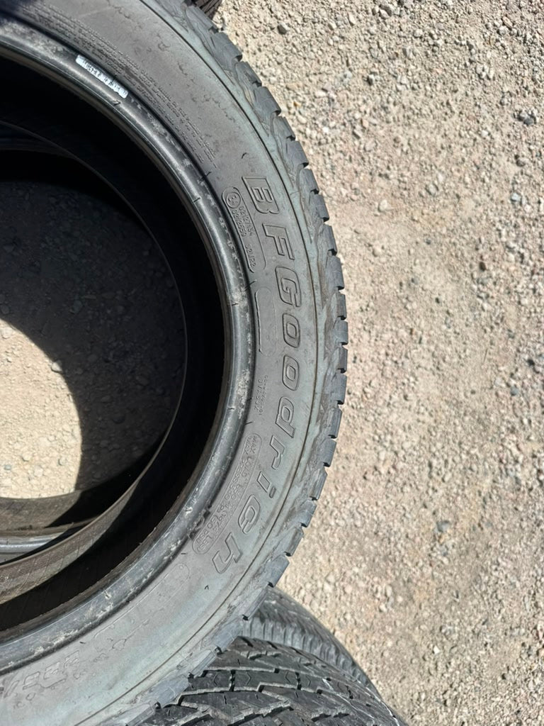 225/55R18 Pair (2 Used Tires) Bfgoodrich Trail Terrain T/A