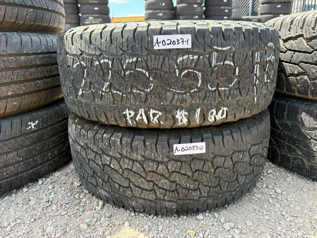 225/55R18 Pair (2 Used Tires) Bfgoodrich Trail Terrain T/A