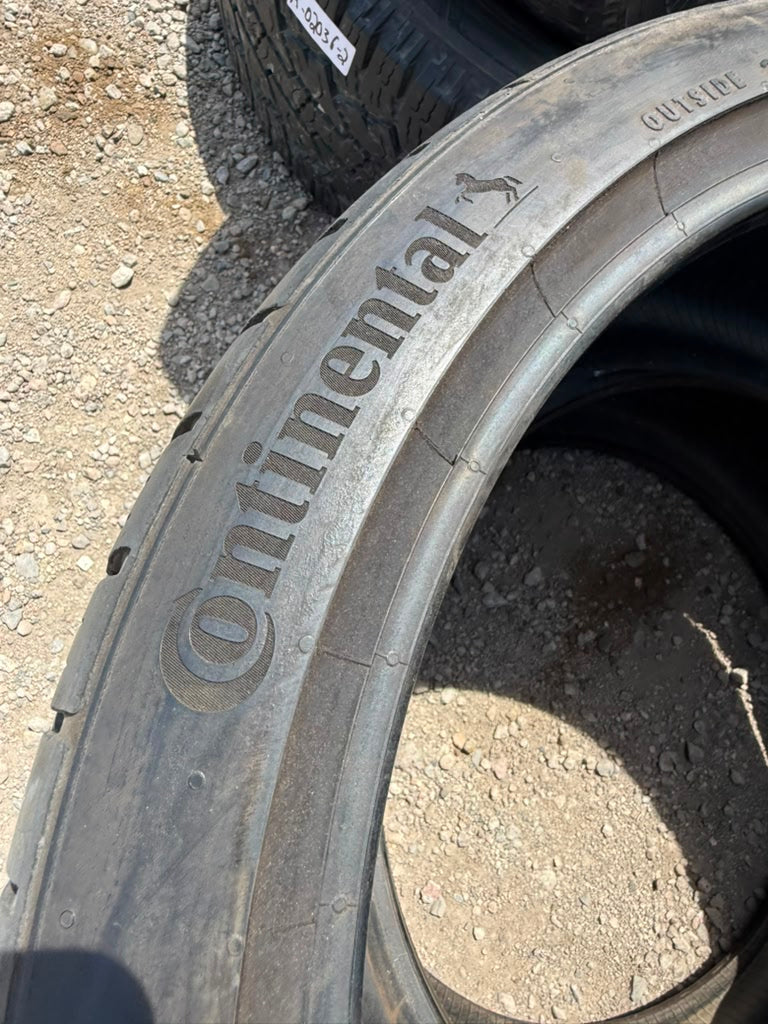245/35R19 Pair (2 Used Tires) Continental Extreme Contact