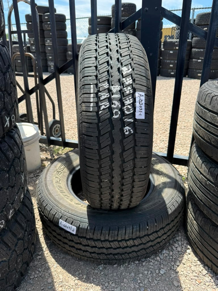 235/70R16 Pair (2 Like New Tires) Continental Contitrac