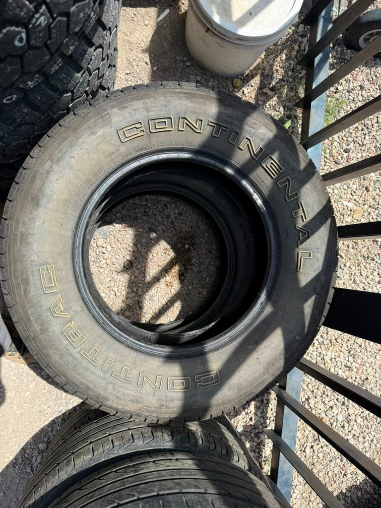 235/70R16 Pair (2 Like New Tires) Continental Contitrac
