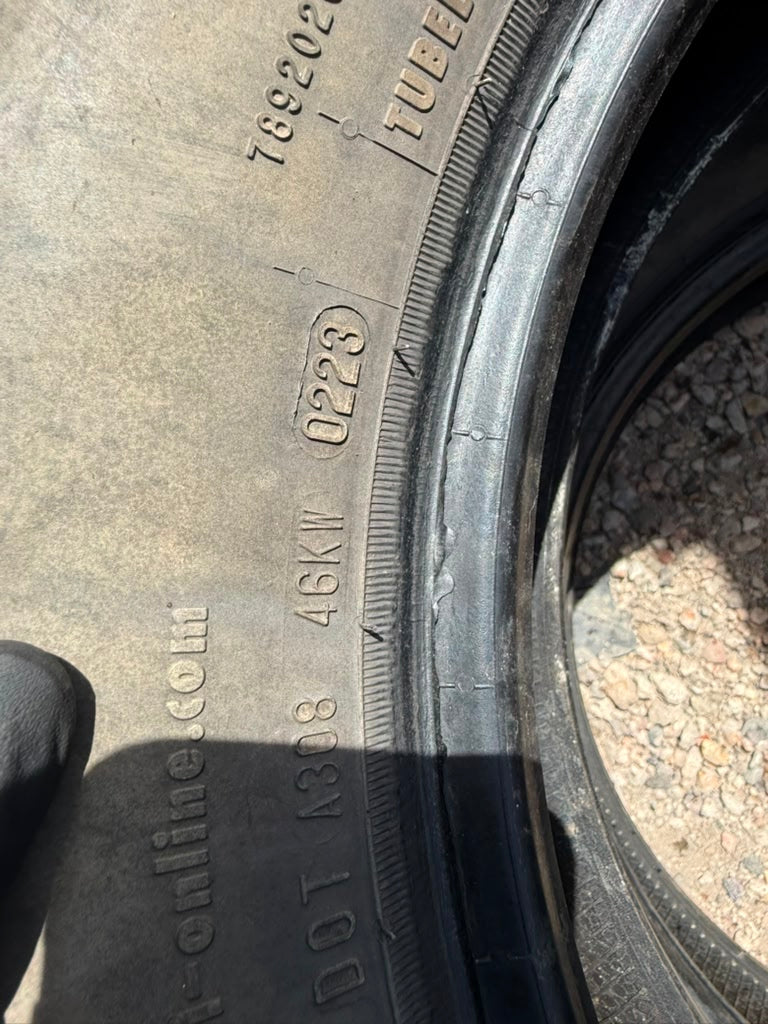 235/70R16 Pair (2 Like New Tires) Continental Contitrac