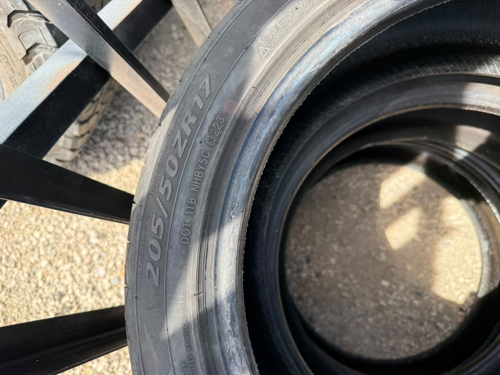 205/50R17 (3 Used Tires) Sentury Touring