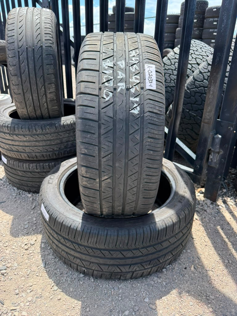 245/45R19 Pair (2 Used Tires) Cooper Zein SG-31