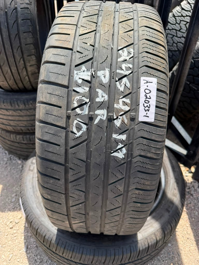245/45R19 Pair (2 Used Tires) Cooper Zein SG-31