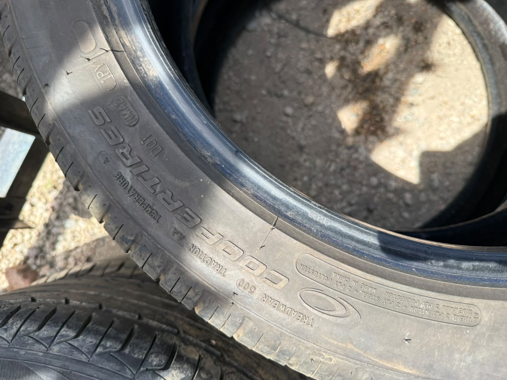 245/45R19 Pair (2 Used Tires) Cooper Zein SG-31