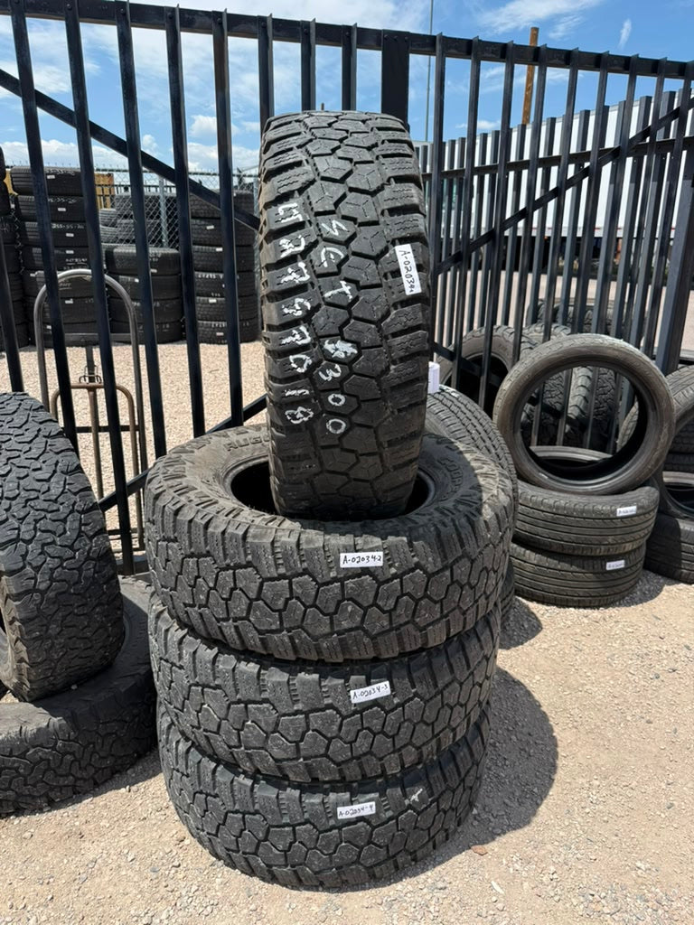 LT275/70R18 Set (4 Used Tires) Cooper Discoverer Rugged Trek