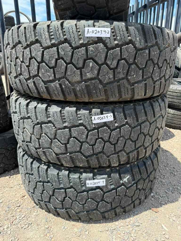 LT275/70R18 Set (4 Used Tires) Cooper Discoverer Rugged Trek