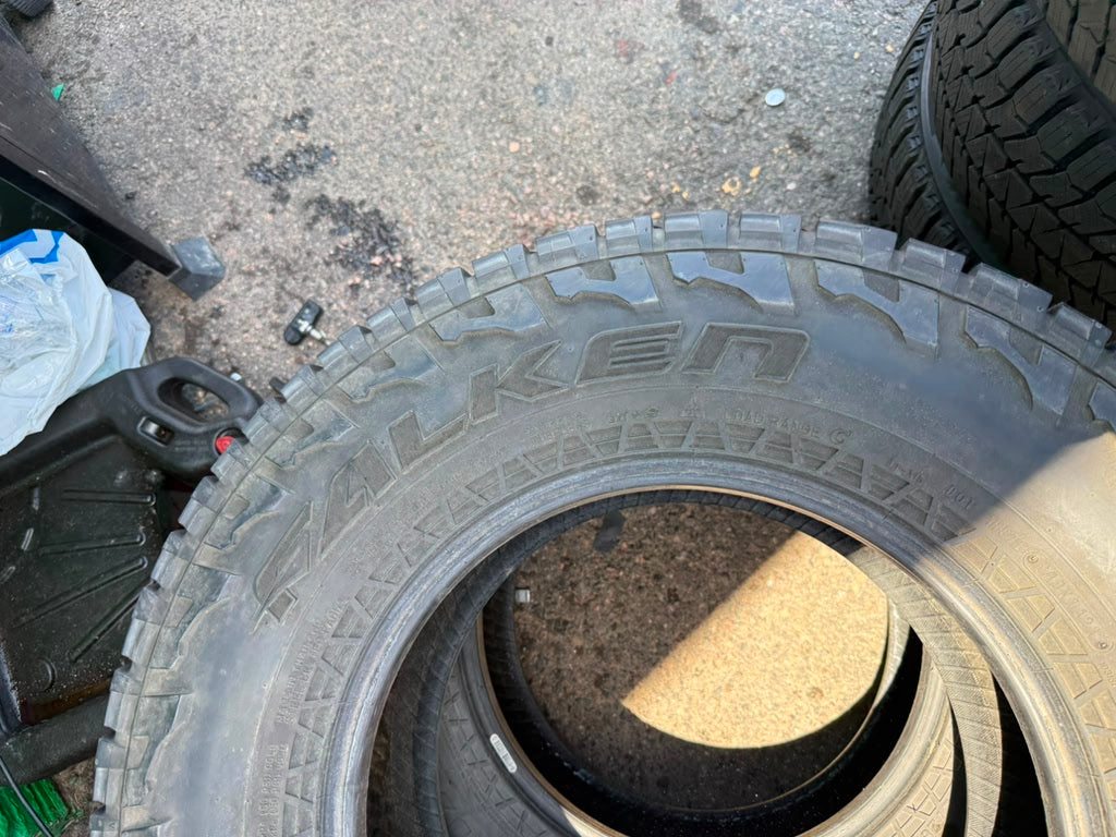 LT285/70R17 Pair (2 Used Tires) Falken WildPeak AT3W