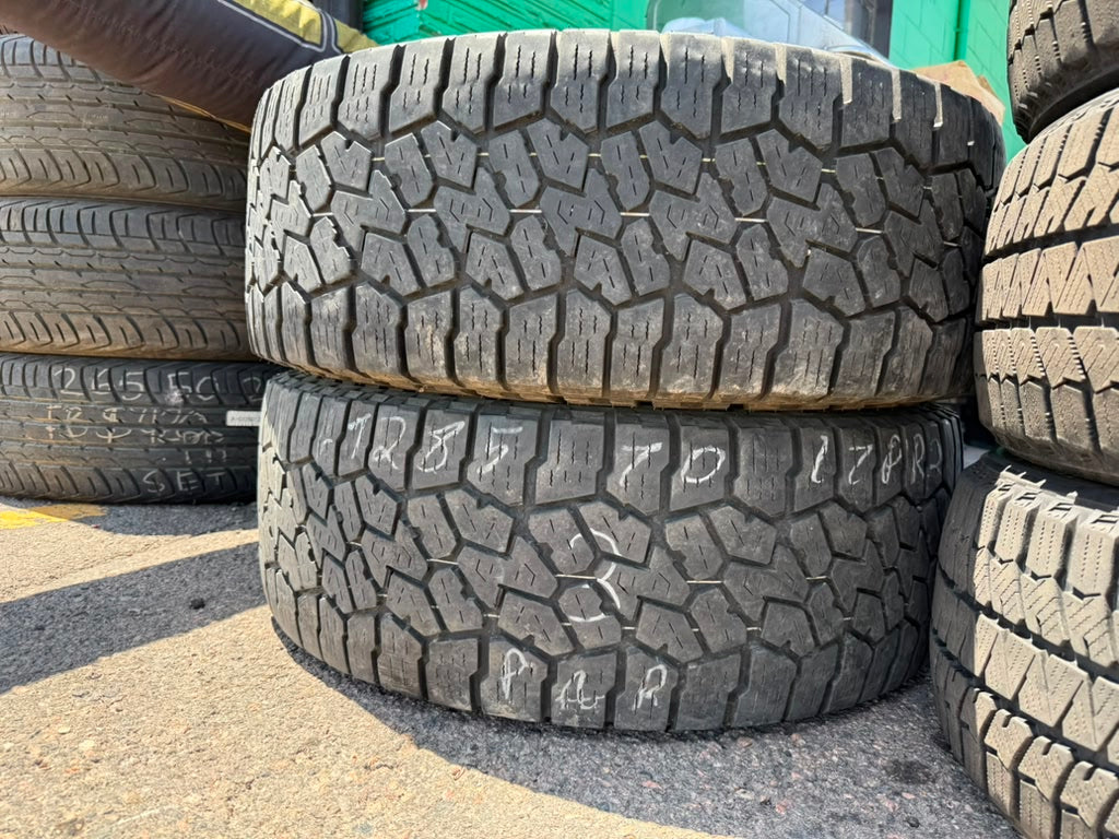 LT285/70R17 Pair (2 Used Tires) Falken WildPeak AT3W