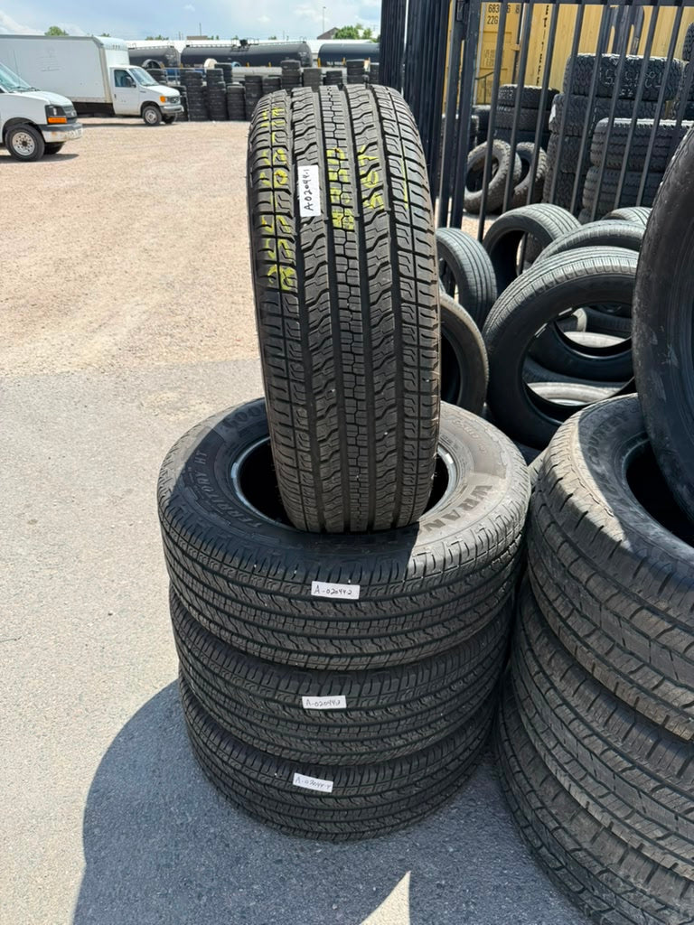 255/65R17 Set (4 Used Tires) Goodyear Wrangler Territory HT