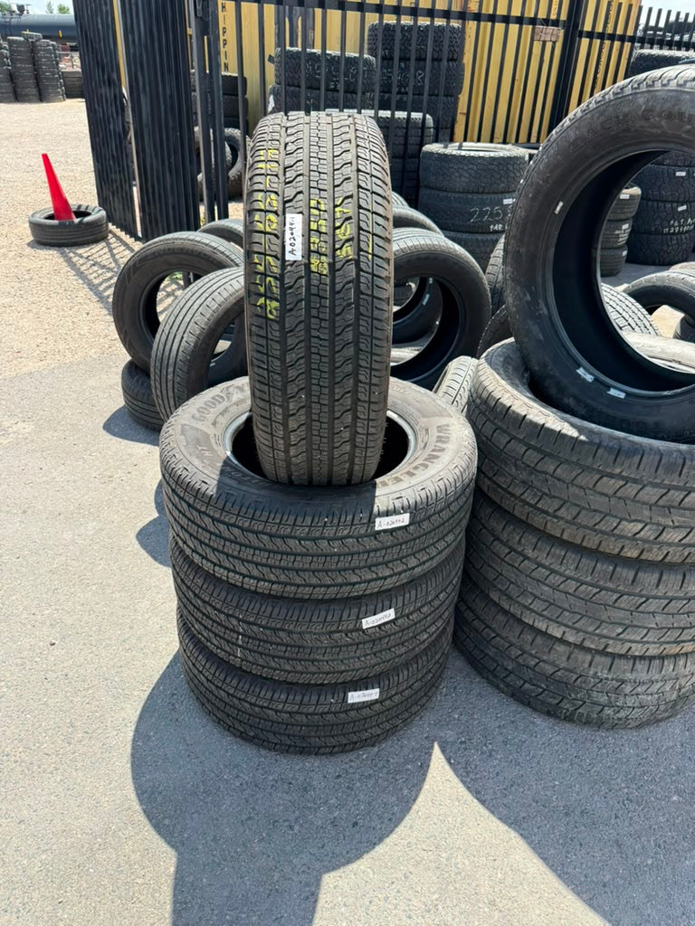 255/65R17 Set (4 Used Tires) Goodyear Wrangler Territory HT