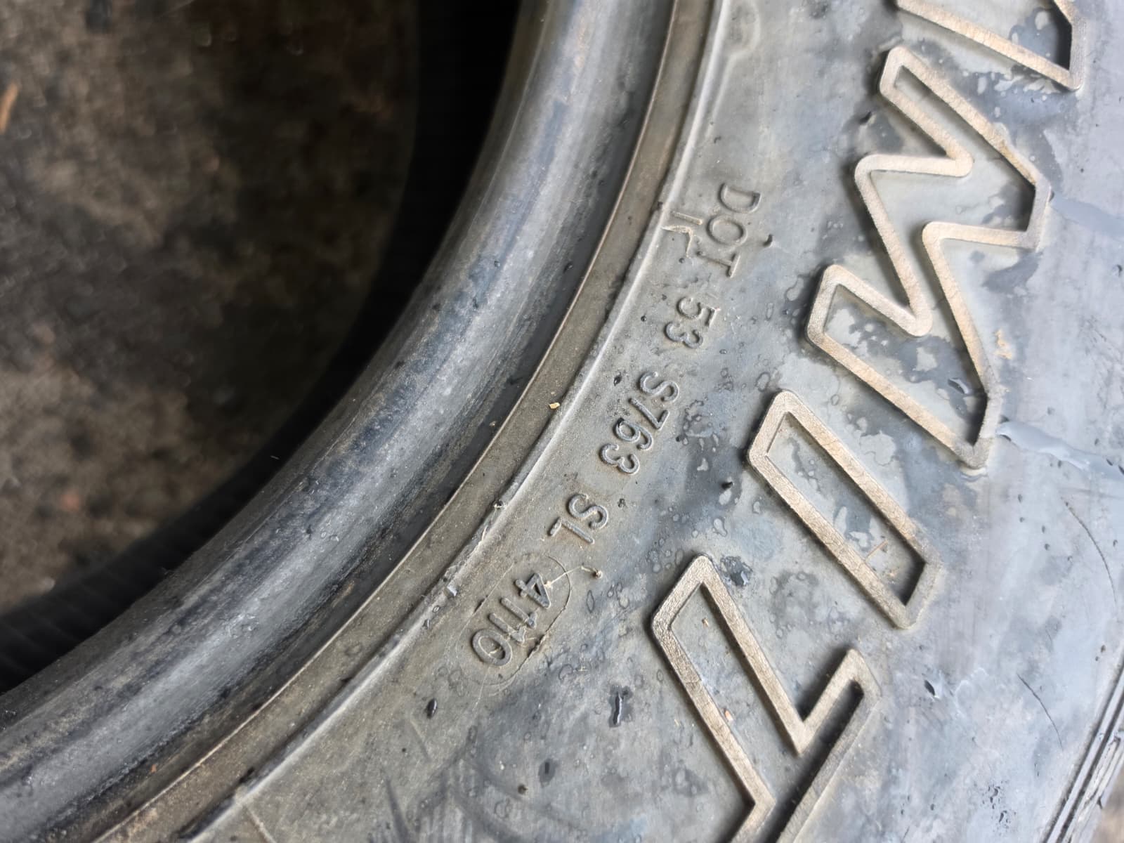 LT31x10.50R15 Single (1 Used  Tire) Summit Trail Climer