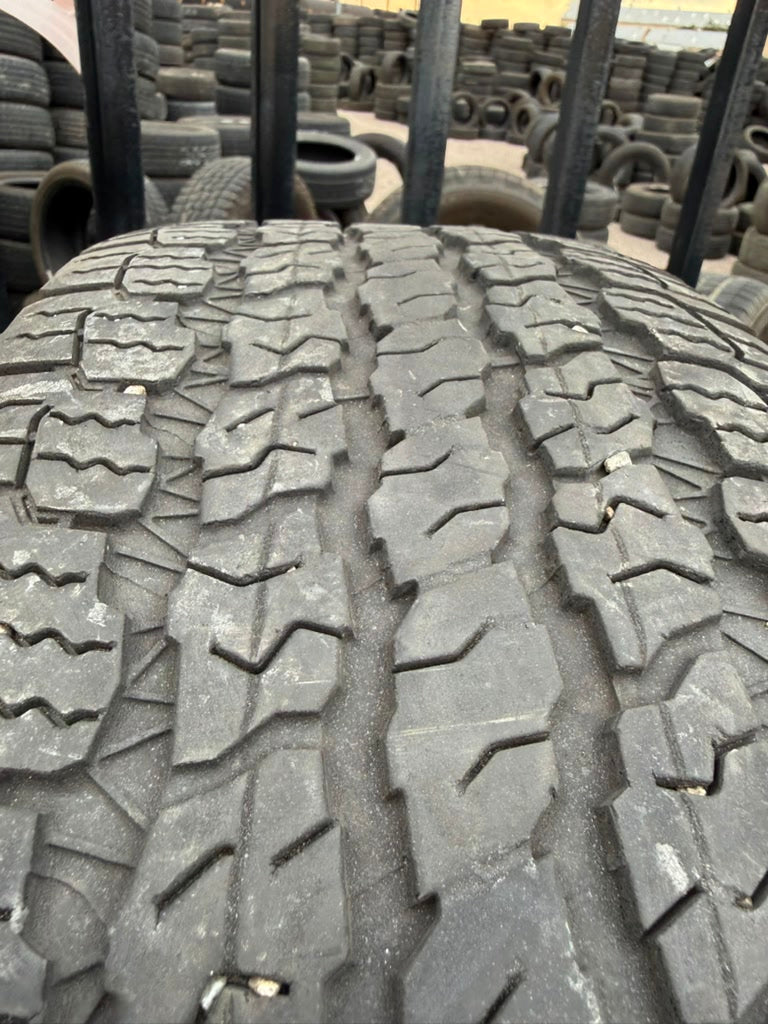 265/70R16 Set (4 Used Tires) Goodyear Wrangler Territory AT