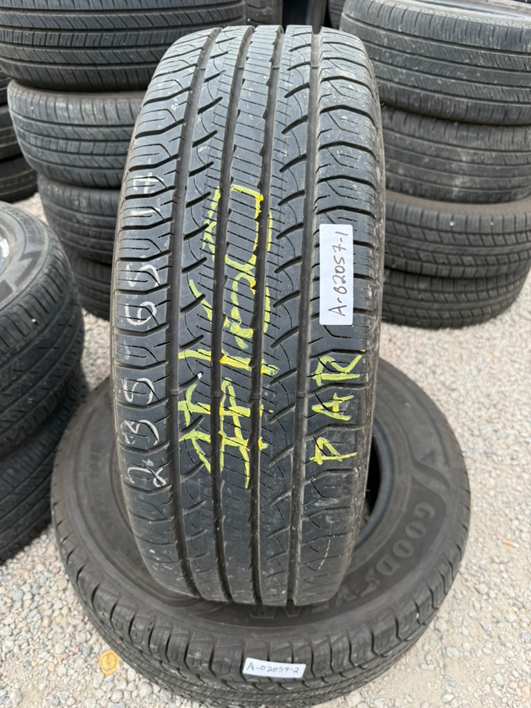 235/65R17 Pair (2 Like New Tires) Goodyear Assurance Outlast