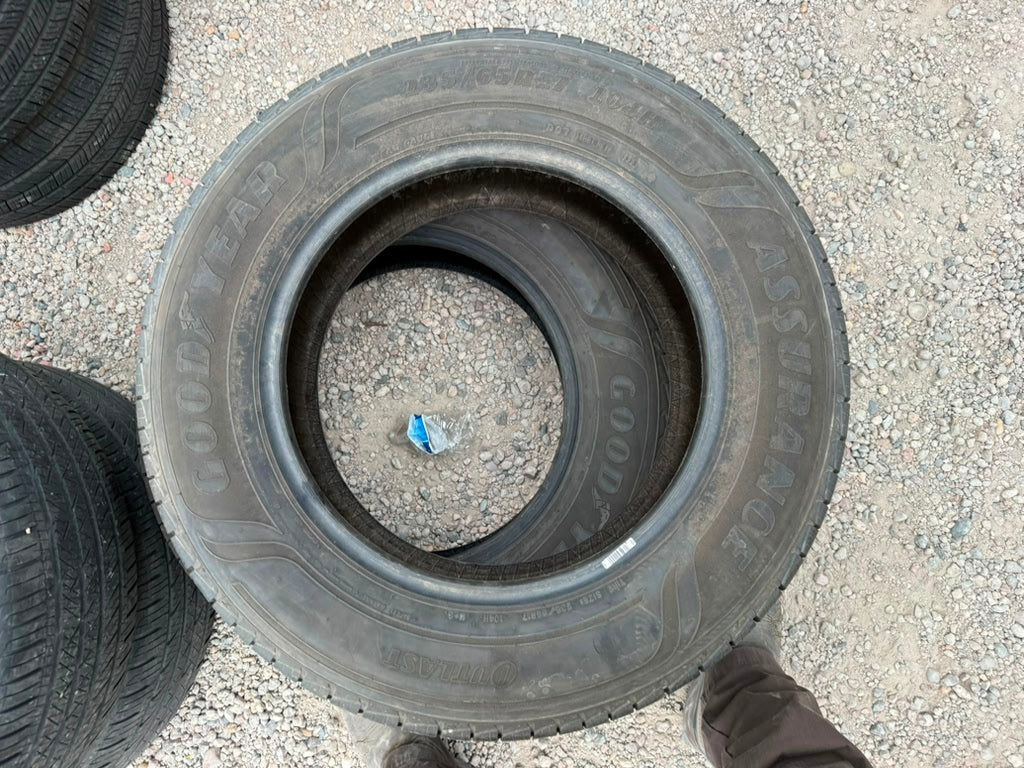 235/65R17 Pair (2 Like New Tires) Goodyear Assurance Outlast